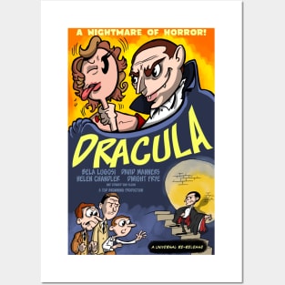 Dracula Cartoony Movie Poster Posters and Art